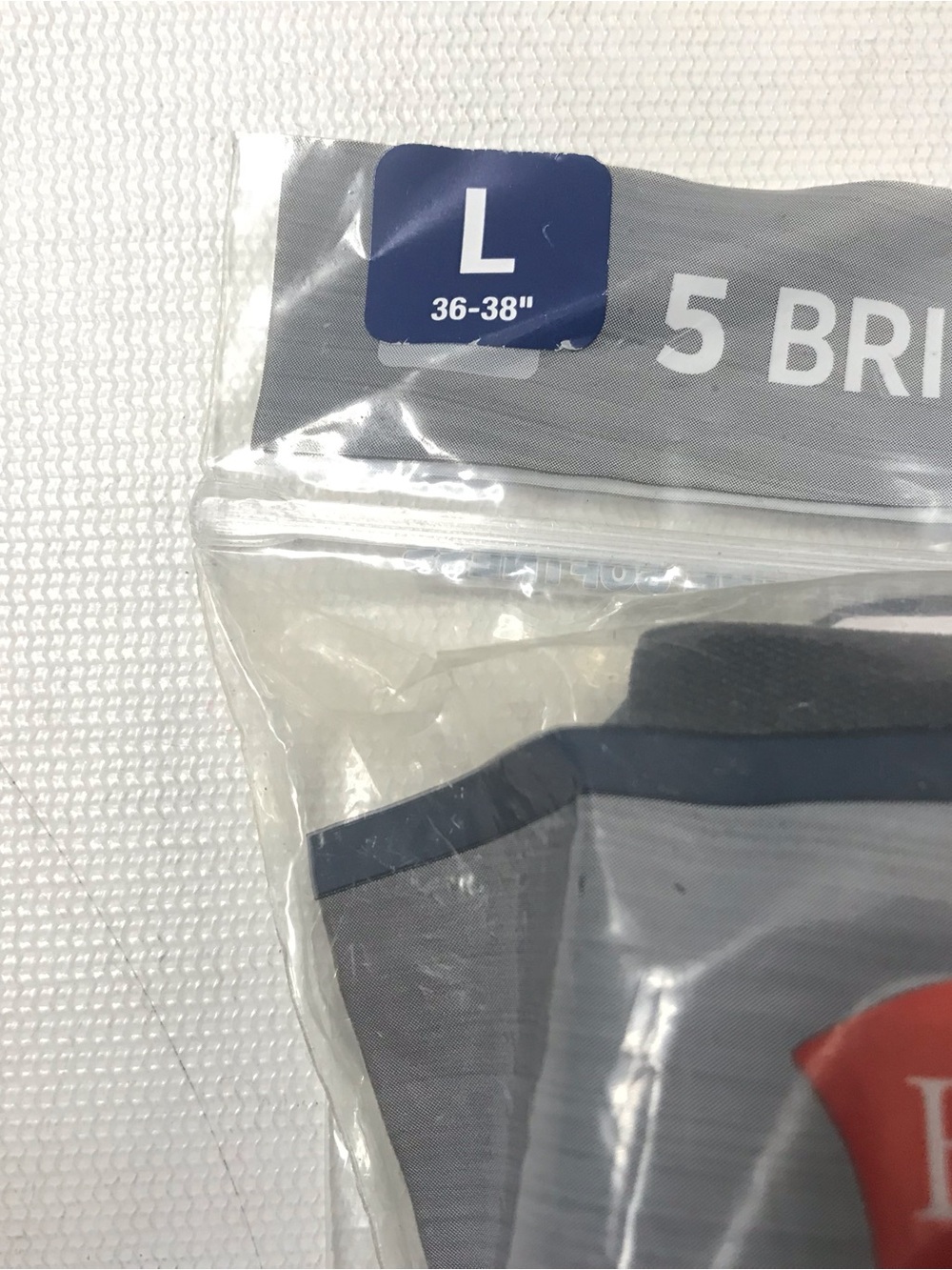 5 Pack Hanes Size L 36-38 Ultimate Tagless Brief Comfort Flex Waistband Briefs - Picture 5 of 5